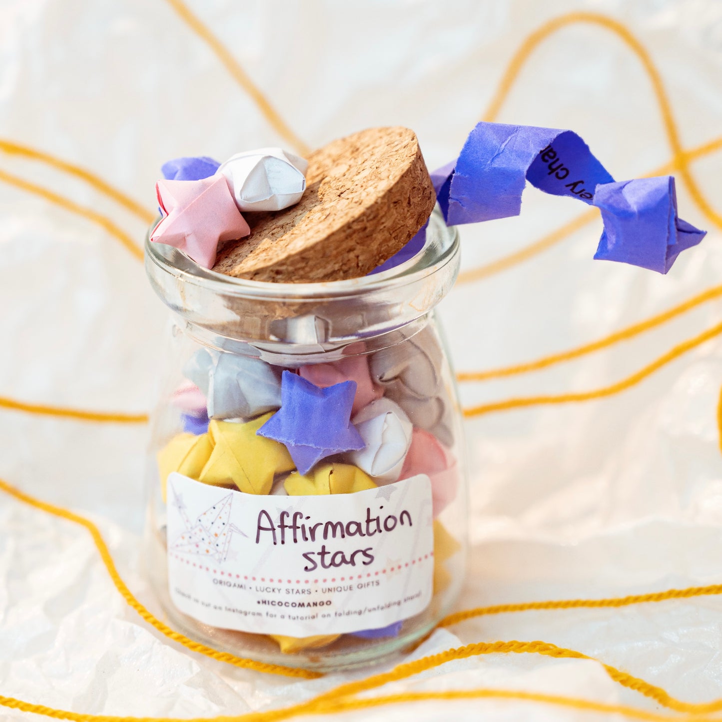 Affirmation Lucky Star Jar